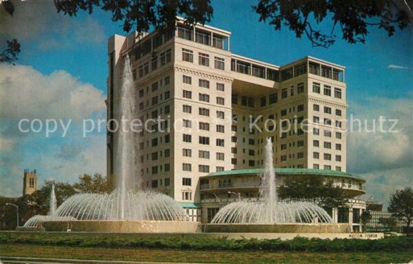 Houston  Texas USA Mecom Fountain Warwick Hotel