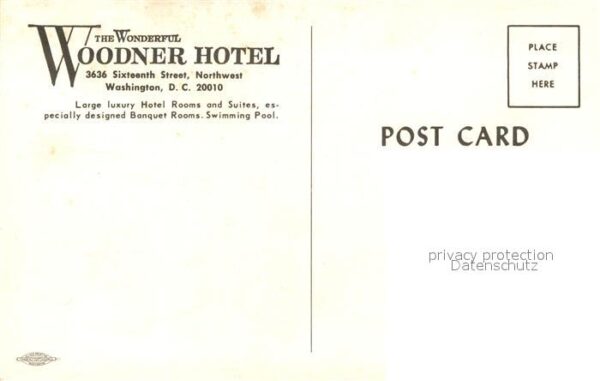 Washington DC Woodner Hotel – Bild 2