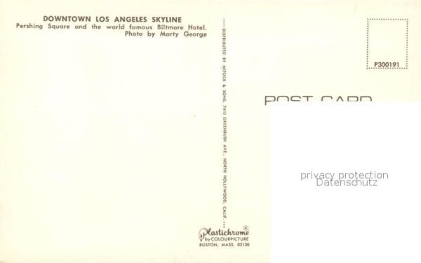 Los Angeles California Skyline Pershing Square Biltmore Hotel – Bild 2