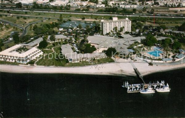 San Diego California Fliegeraufnahme Hilton Beach Tennis Res