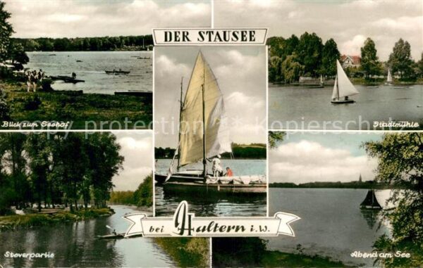 Haltern See Stausee Stadtmühle Stover Seehof Abend