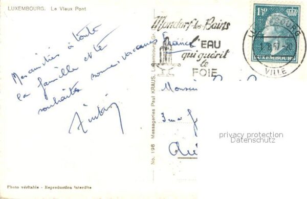 LUXEMBOURG  Luxemburg Vleux Pont – Bild 2