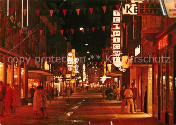 Wilhelmshaven Marktstraße Nacht