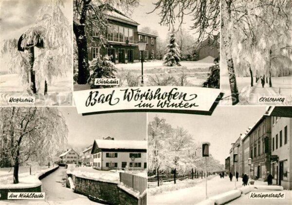 Bad Woerishofen Wegkreuz Elsterweg Kurhaus Mühlbach Kne