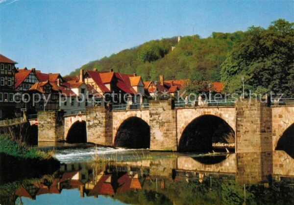 Muenden Werra Werrabrücke