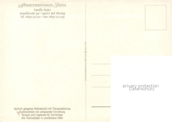 Bad Fuessing Appartementhaus Silvia – Bild 2