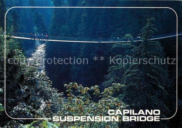 Vancouver British Columbia Capilano Suspension Bridge