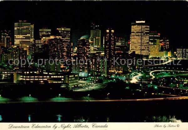 Alberta  Downtown Edmonton Nacht