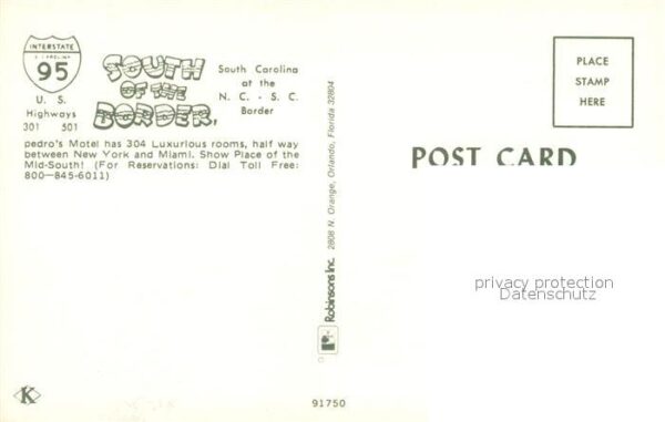South Carolina US-State Pedros Motel – Bild 2