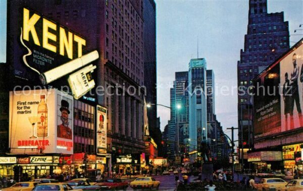 New York City Times Square Nacht