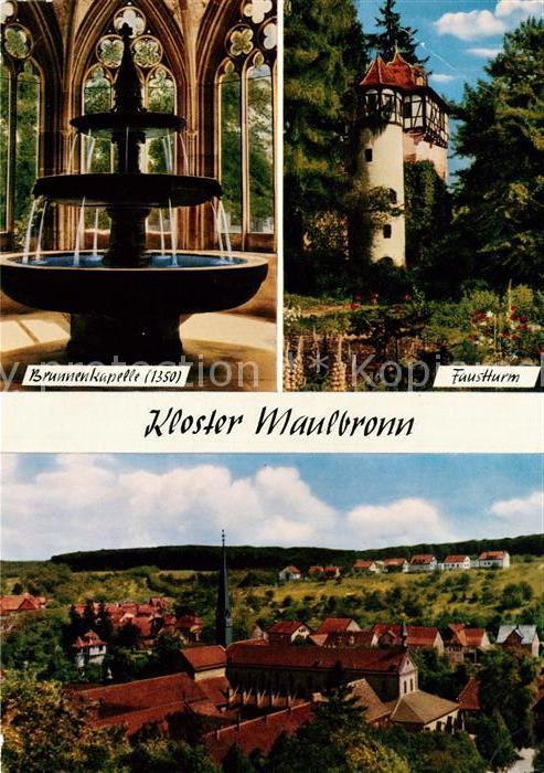 Maulbronn Kloster Brunnenkapelle Faustturm Panora