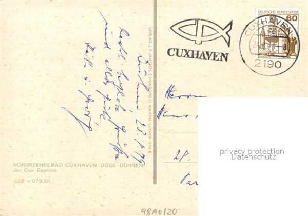Cuxhaven Doese Nordseebad Jan Cux Express – Bild 2