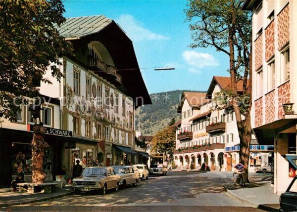 Oberammergau Dorfstra&#223e Geburtshaus Ludwig Thoma