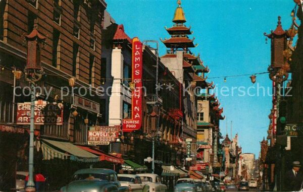 San Francisco California Grant Avenue Chinatown