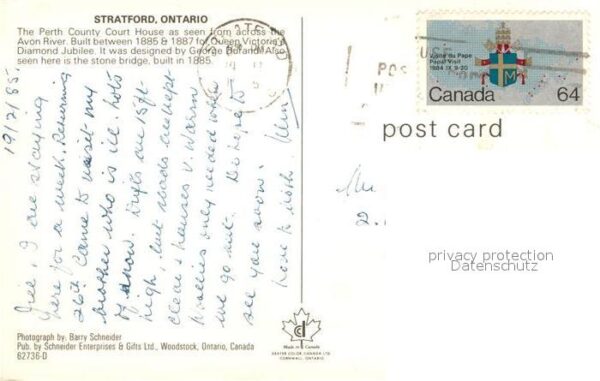 Stratford Ontario Perth County CourtHouse – Bild 2