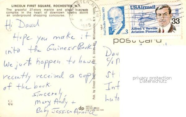 Rochester New York Lincoln First Square – Bild 2