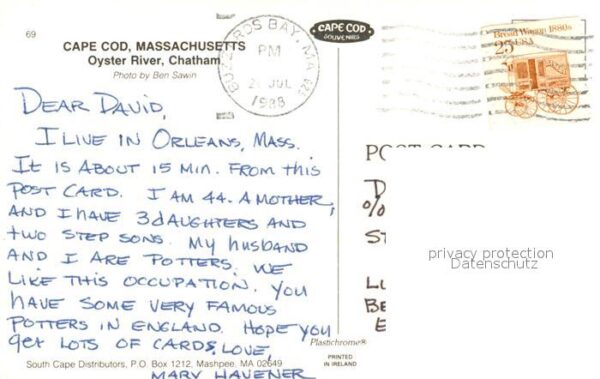 Cape Cod Mass. Oyster River Chatham – Bild 2
