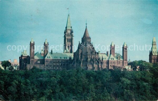 Ottawa Ontario Canadian Houses of Parliament From Nepe