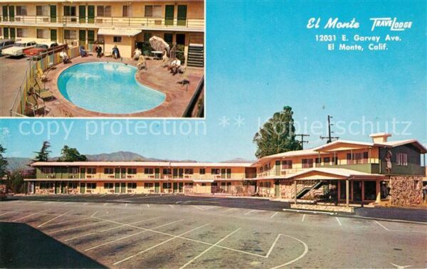 El Monte Travel Lodge Motel swimming pool