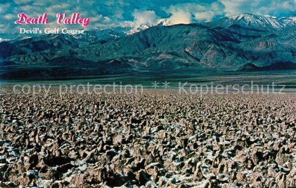 Death Valley Devils Golf Course Mountains Landscape