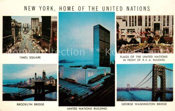 New York City United Nations Headquarters Building Ti
