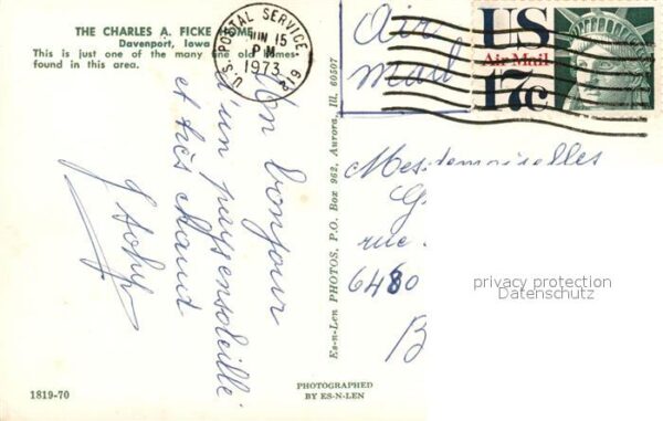 Davenport Iowa Charles A. Ficke Home – Bild 2
