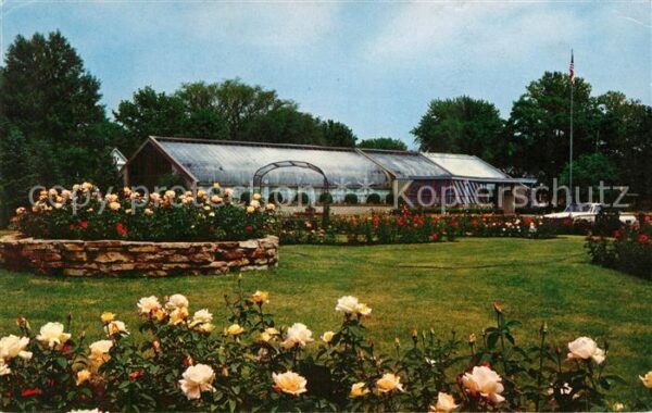 Davenport Iowa Municipal Rose Garden Vanderveer Park R
