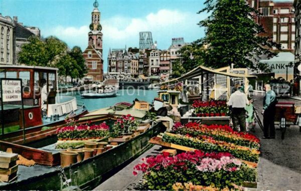 Amsterdam Niederlande Bloemenmarkt Singel Blumenmarkt