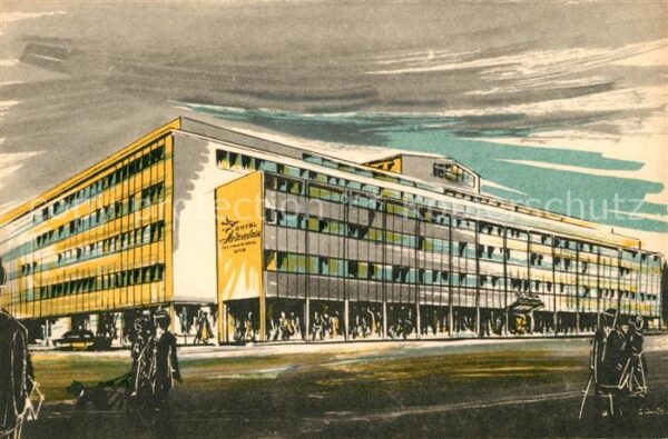 Malmoe Hotel Arkaden Illustration