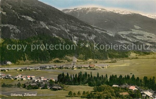 Uderns Landschaftspanorama Zillertal Alpen