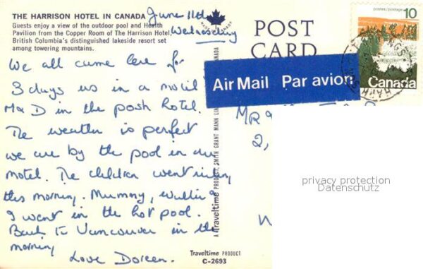 Hot Springs British Columbia Harrison Hotel Swimming Pool Health Pav – Bild 2