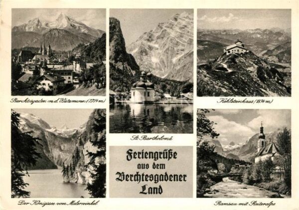 Berchtesgaden Alpenpanorama Berchtesgadener Land Watz