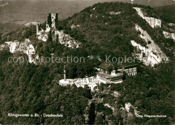 Koenigswinter Drachenfels Ruine Bergrestaurant Fliege