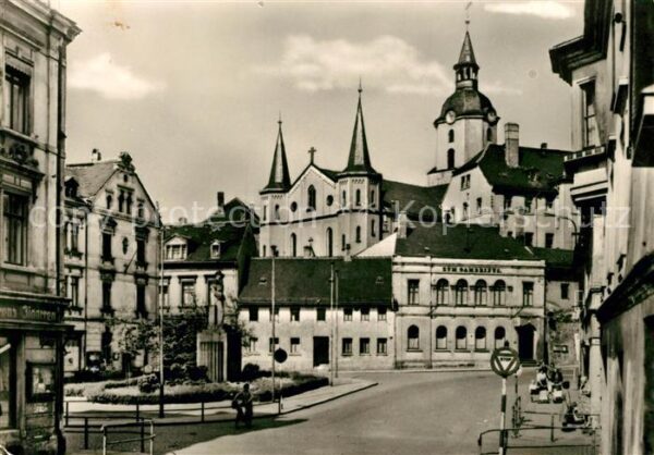 Meerane Innenstadt Denkmal Kirche