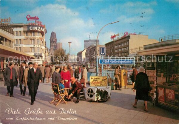 Berlin U Bhf Kurfürstendamm und Tauentzien