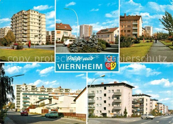 Viernheim Siedlung Hochhäuser