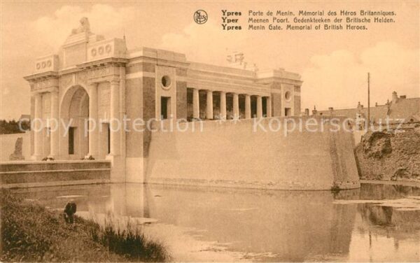 Ypern Ypres Menin Memorial Heros Britanniques