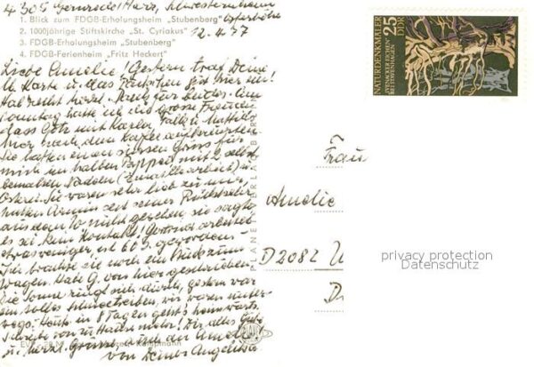 Gernrode Harz Erholungsheim Stubenberg Stiftskirche S – Bild 2