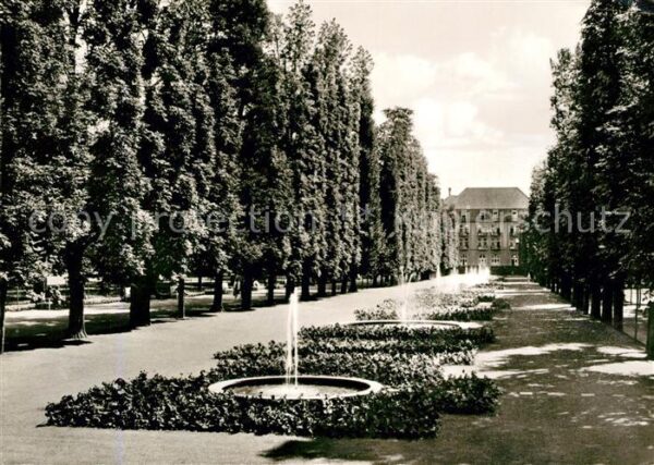 Bad Pyrmont Kurpark Fontänenallee