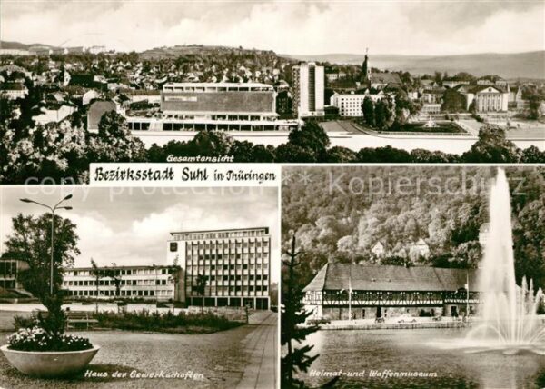 Suhl Thueringer Wald Haus der Gewerkschaften Waffenmuseum