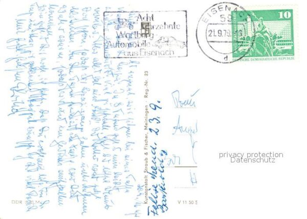 Eisenach Thueringen Nikolaitor Rathaus Bachdenkmal – Bild 2