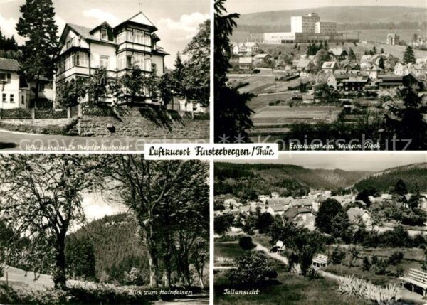 Finsterbergen Erholungsheim Wilhelm Tieck Hainfelsen