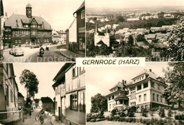 Gernrode Harz Rathaus Stiftskirche Bergstrasse
