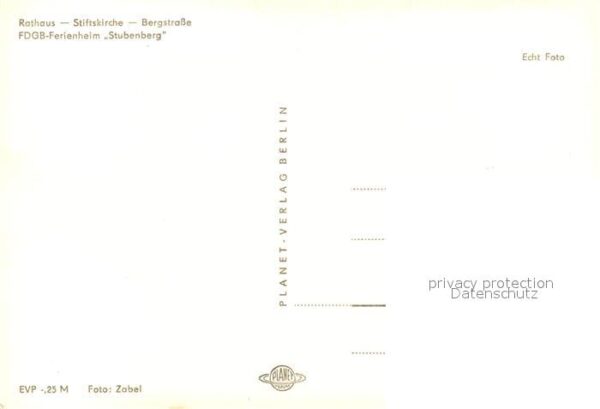 Gernrode Harz Rathaus Stiftskirche Bergstrasse – Bild 2