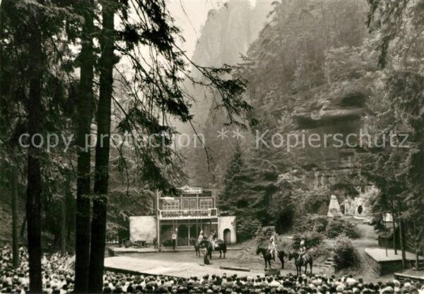 Rathen Saechsische Schweiz Felsenbühne