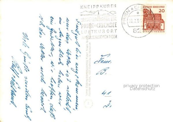 Prien Chiemsee Fliegeraufnahme Kirche – Bild 2