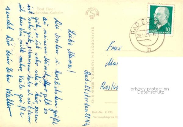 Bad Elster Reichsbahn Kurheim – Bild 2
