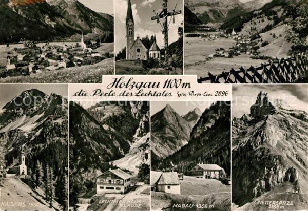 Holzgau Landschaftspanorama Perle des Lechtals