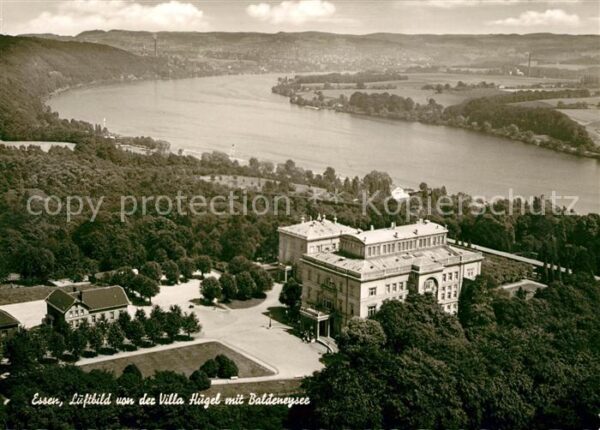 Essen Ruhr Blick von der Villa Hügel mit Baldeneys
