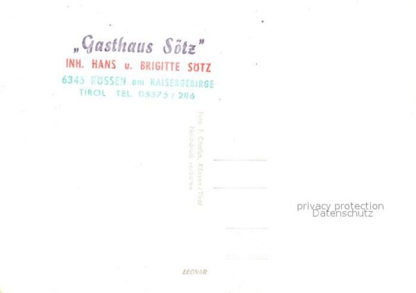 Koessen Tirol mit Kaisergebirge Gasthaus Sötz – Bild 2